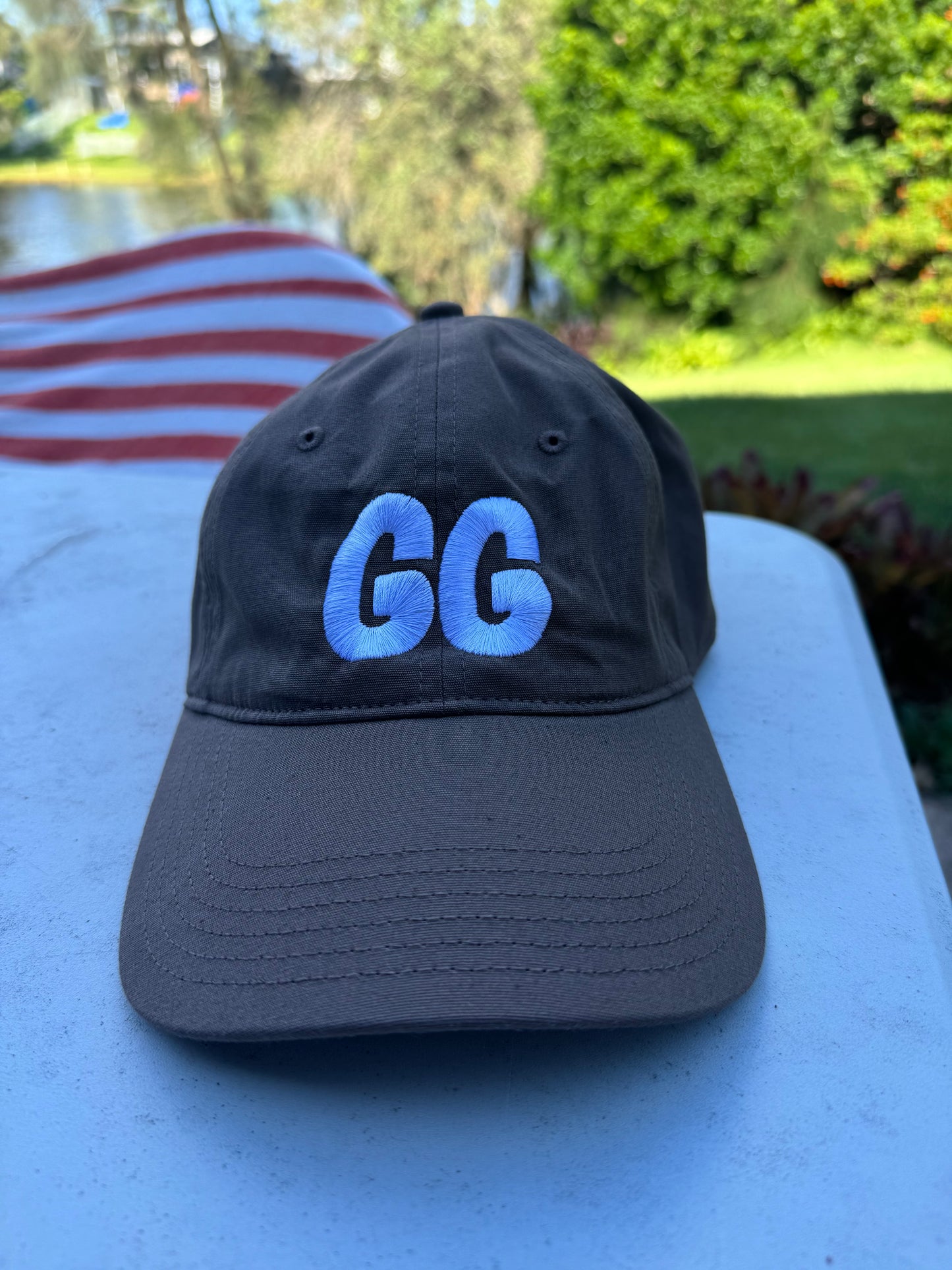 GG brown hat